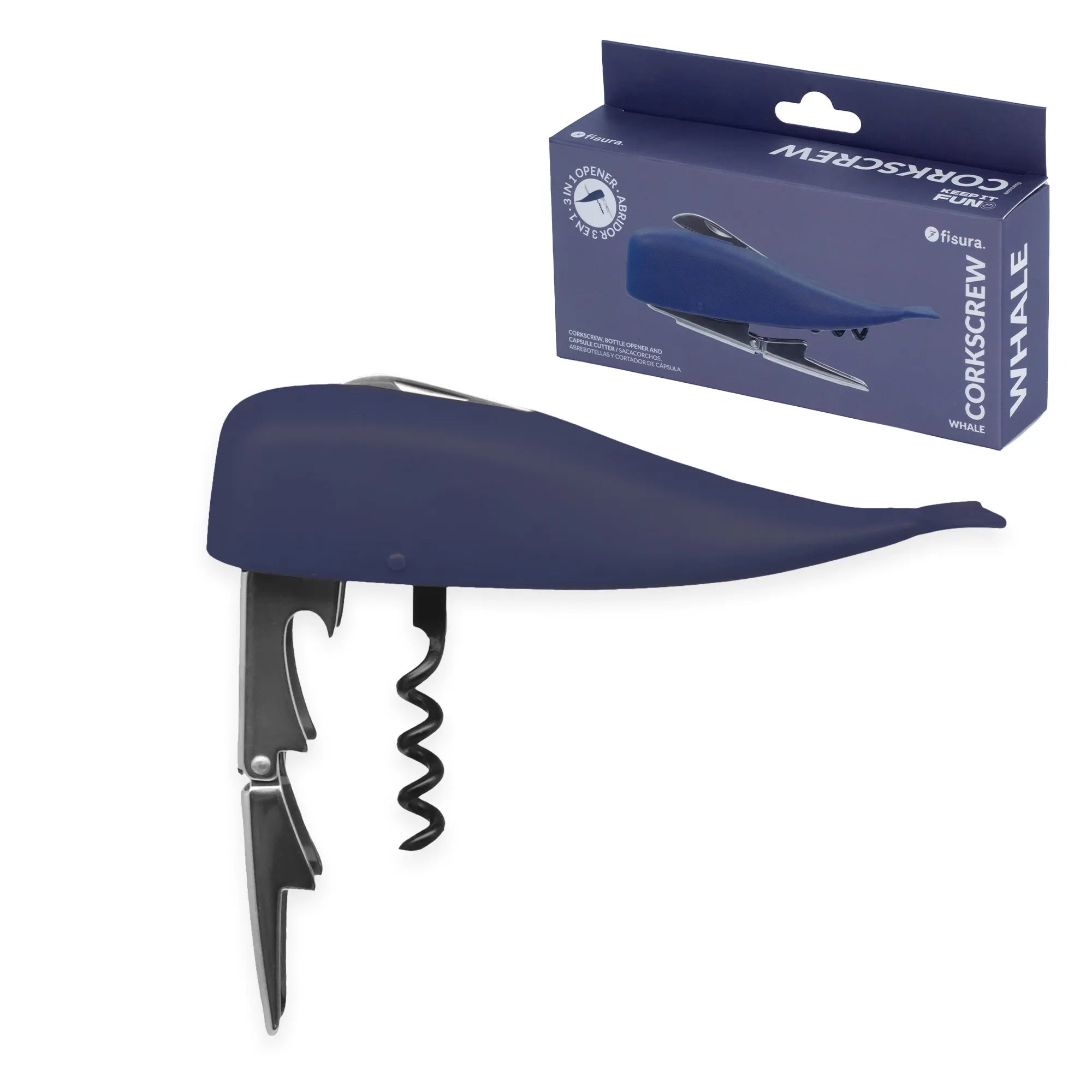 Sacacorchos “Ballena”