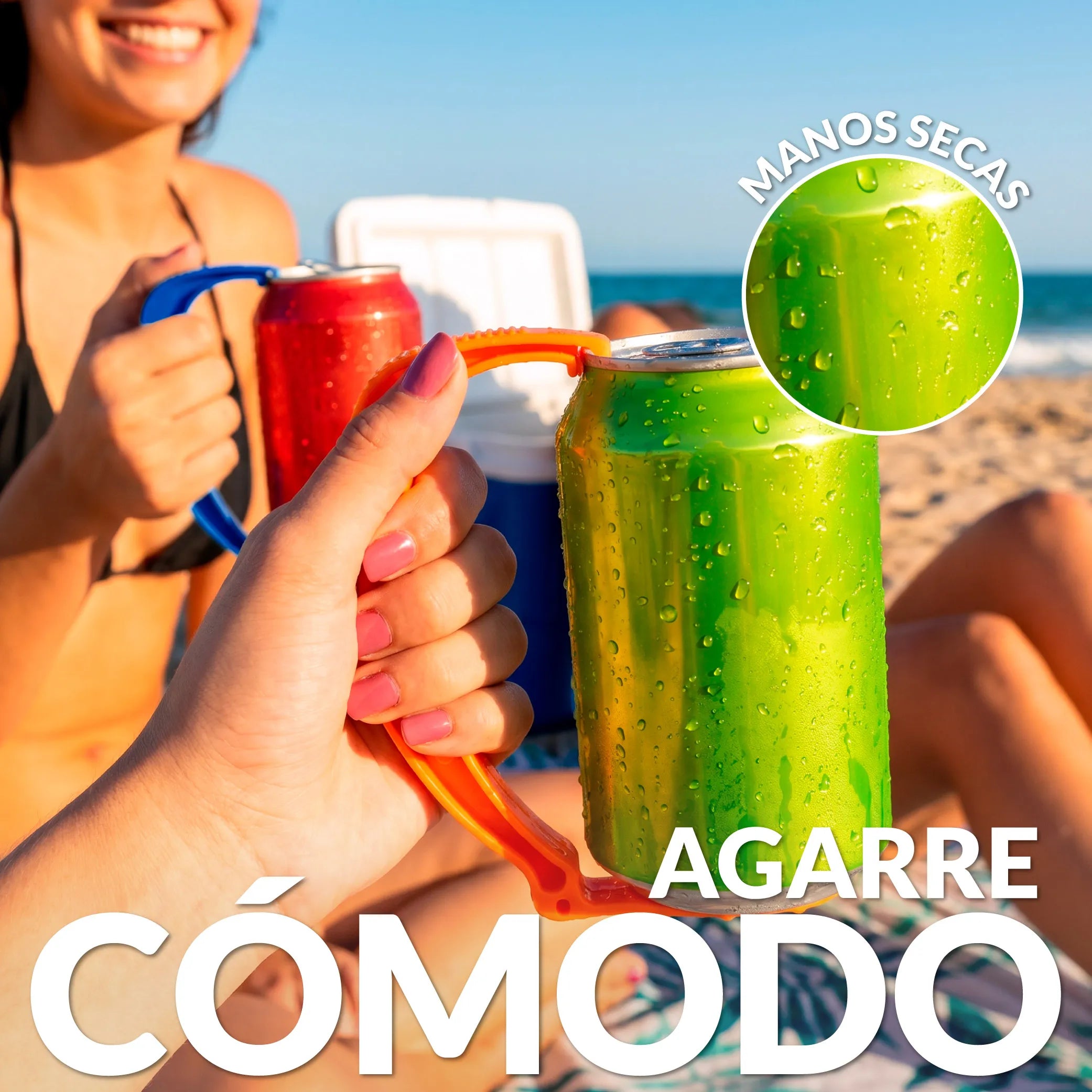Asa para latas set de 4 “cheers!, salud!, cin cin!, prost!”