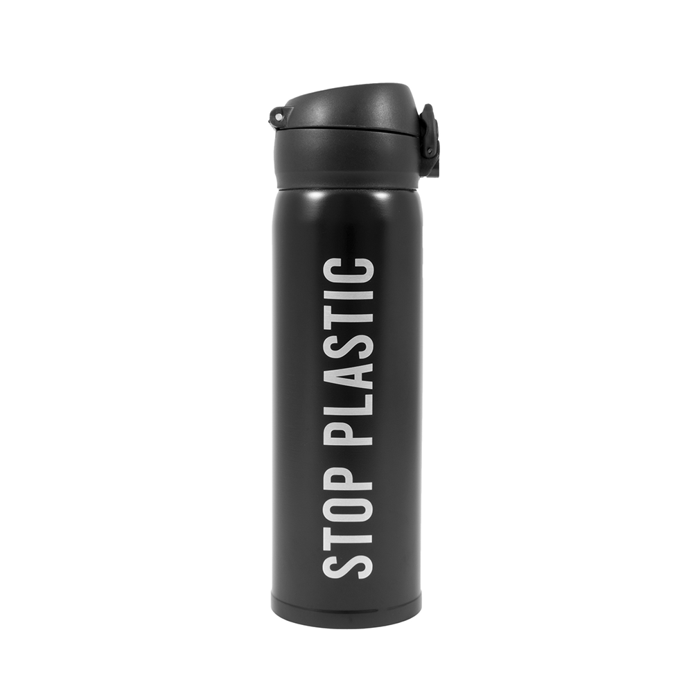 Termo "Stop Plastic"