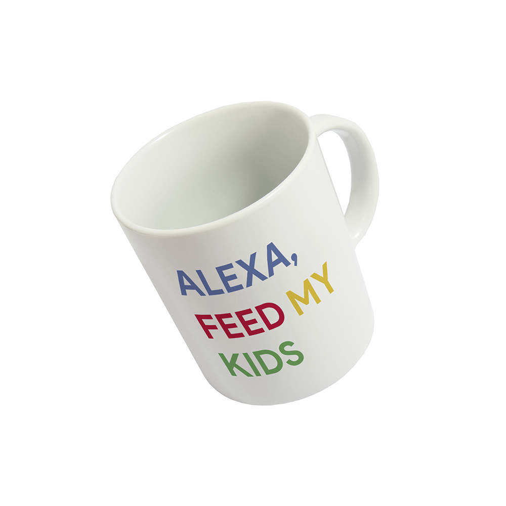 Taza 'Alexa, feed my kids' ENG