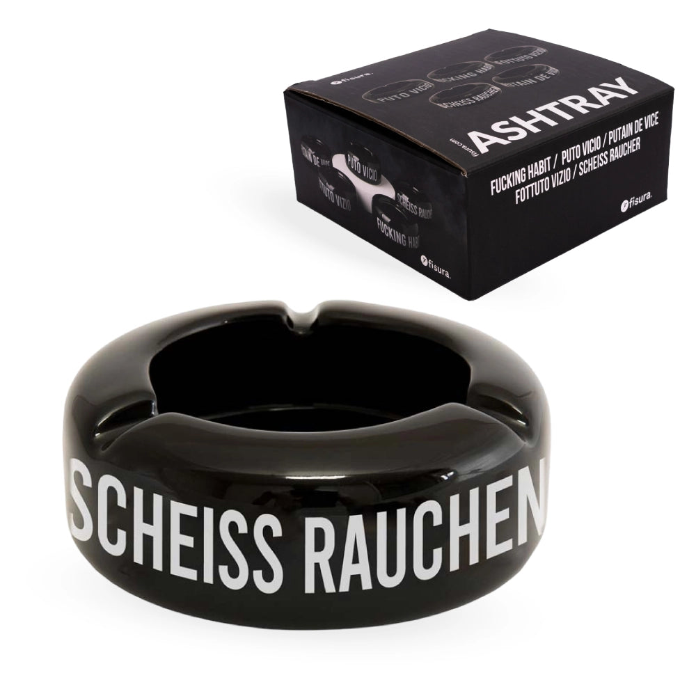 Cenicero “Scheiss Rauchen” ALE