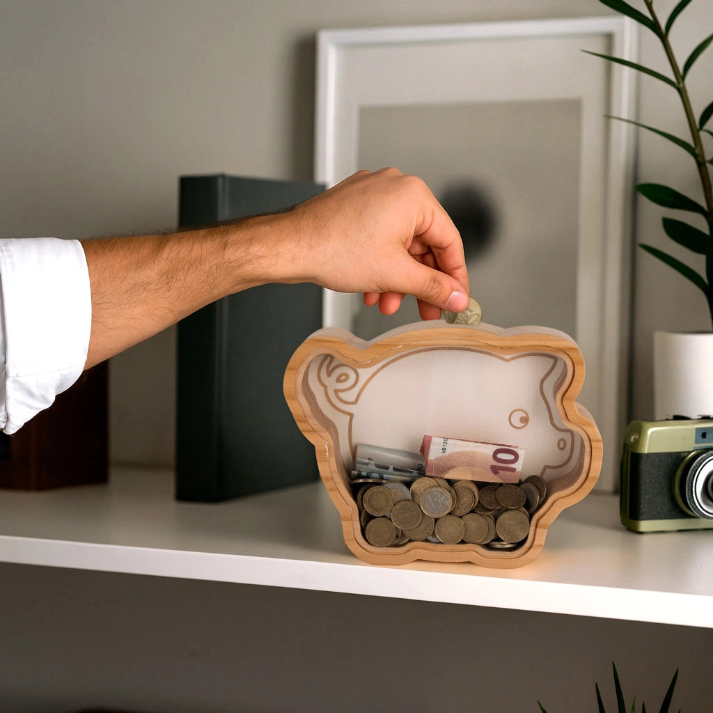 Hucha de madera “Cerdo”