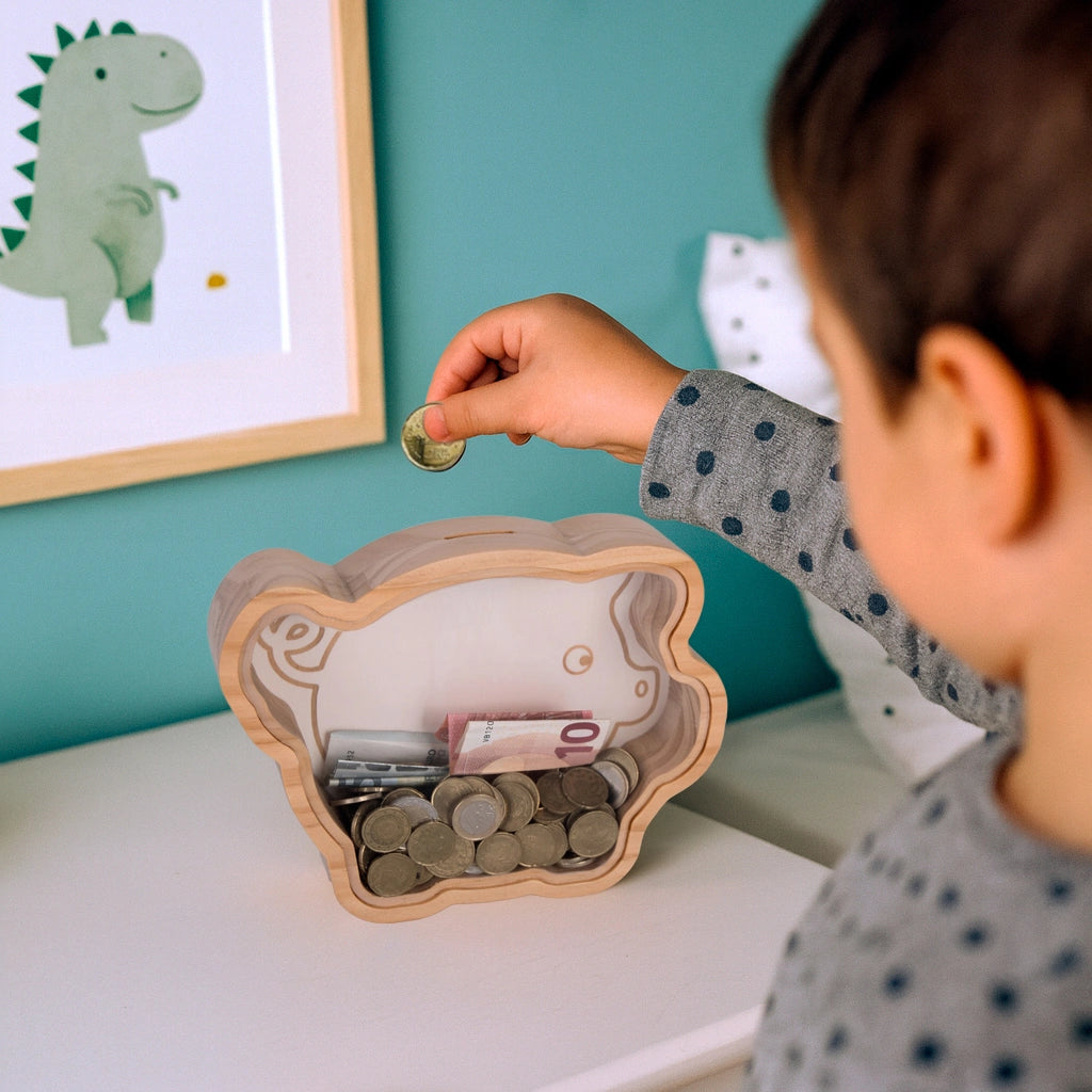 Hucha de madera “Cerdo”