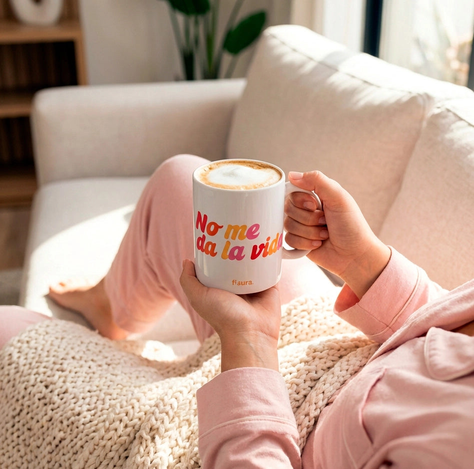 Taza "No me da la vida"