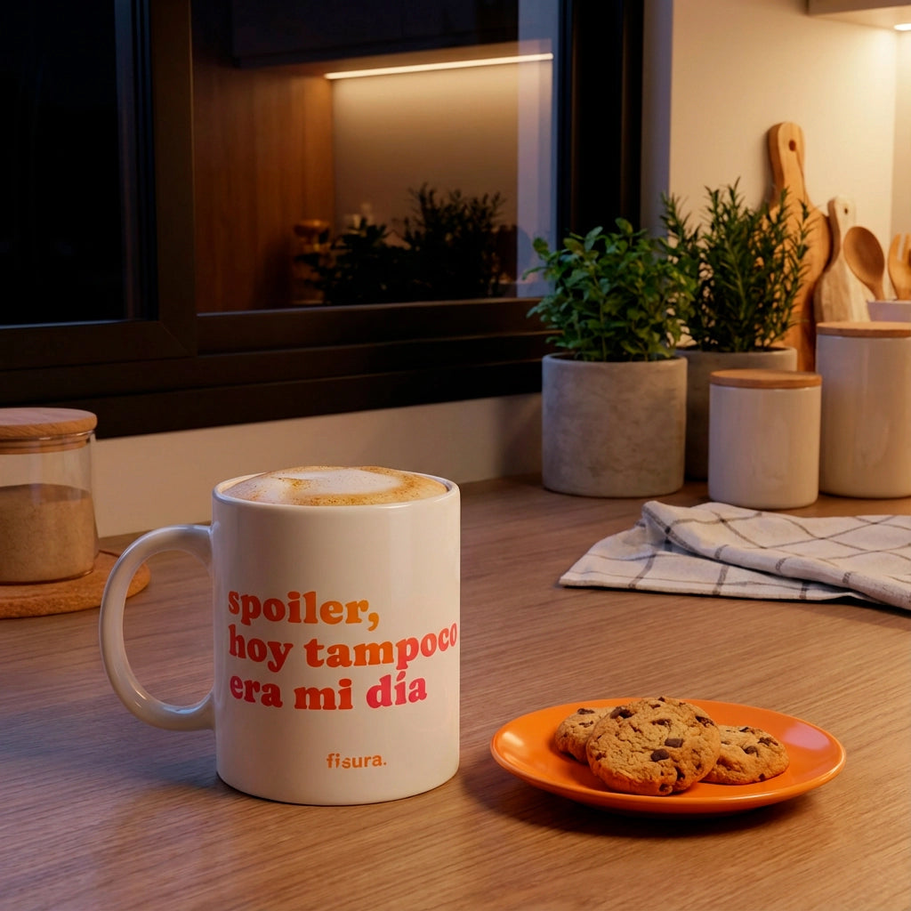 Taza "Spoiler, hoy tampoco era mi día"