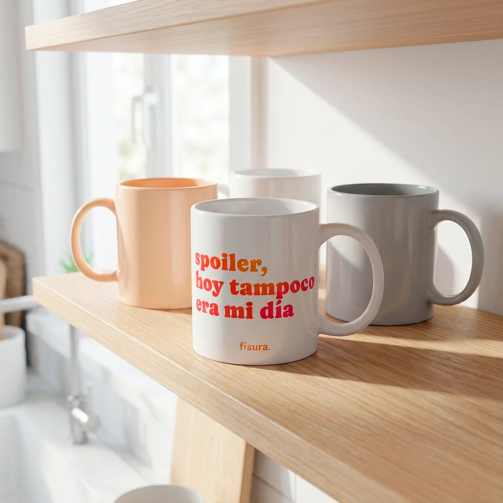 Taza "Spoiler, hoy tampoco era mi día"