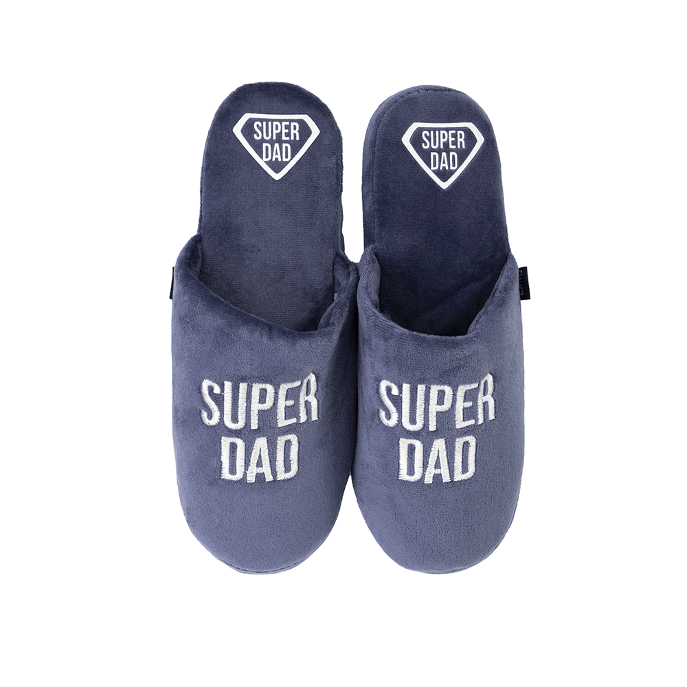 Zapatillas "Super dad" Azul