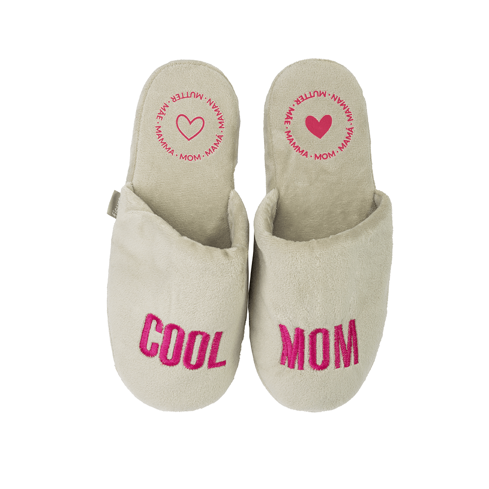 Zapatillas “Cool mom” Gris y Rosa