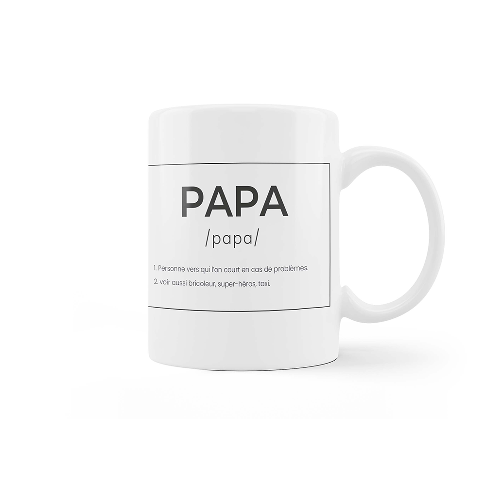 Taza "Papa" francés