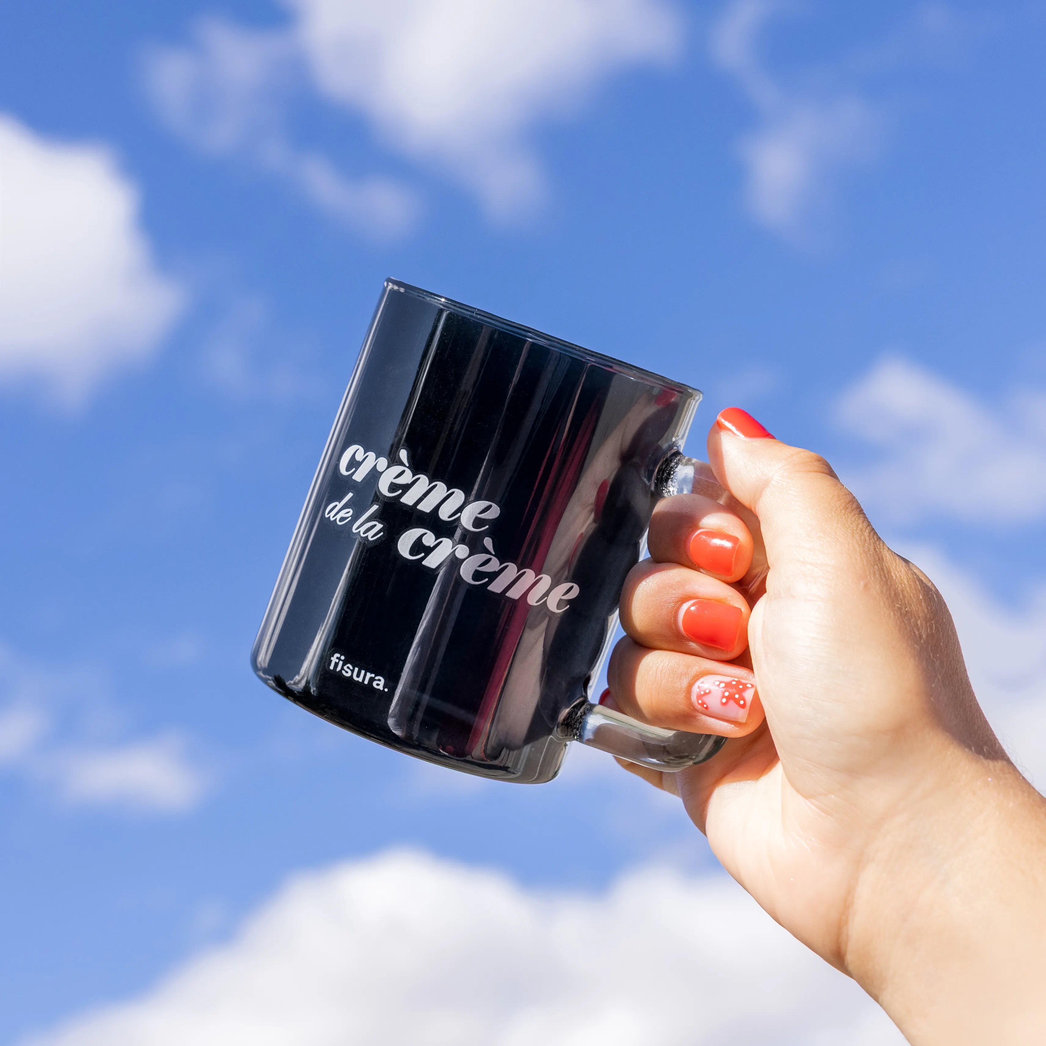 Taza cristal "Crème de la crème"