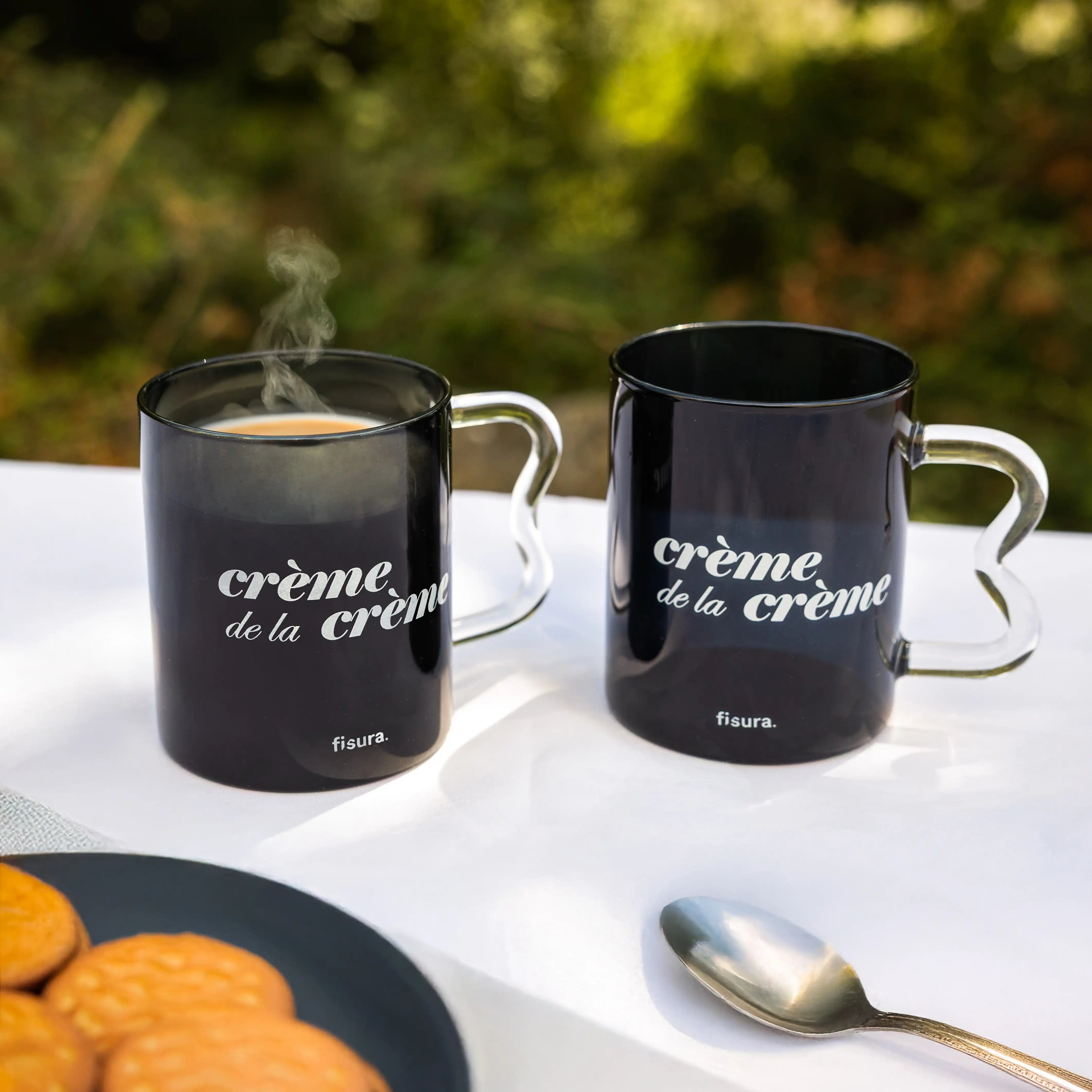 Taza cristal "Crème de la crème"