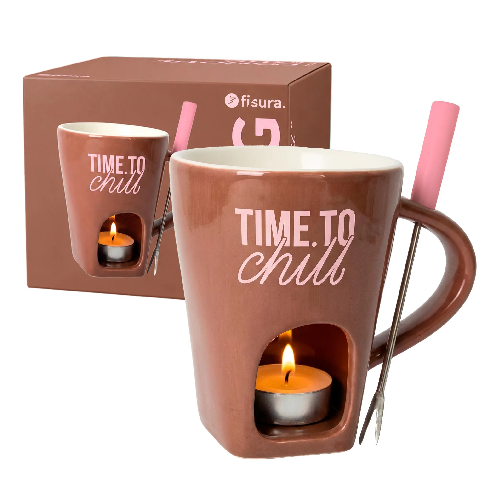 Taza fondue “Time to chill”