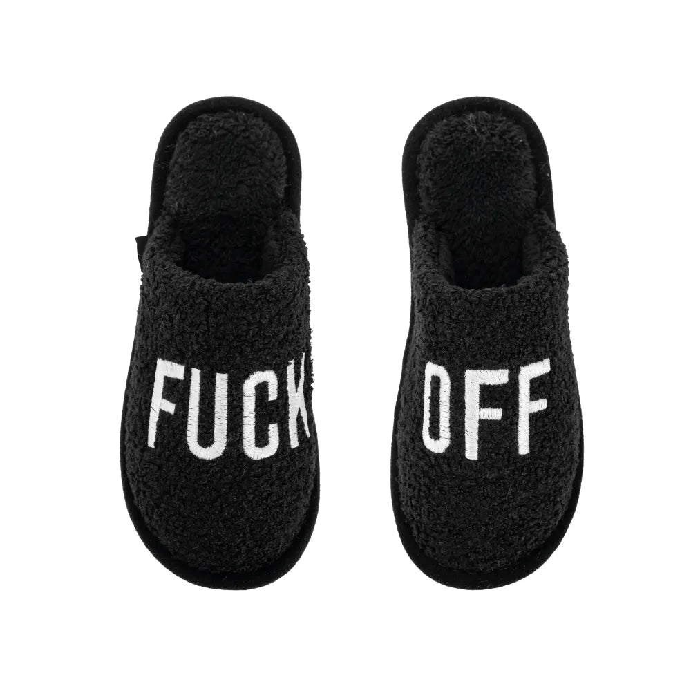 Zapatillas “Fuck off” negro