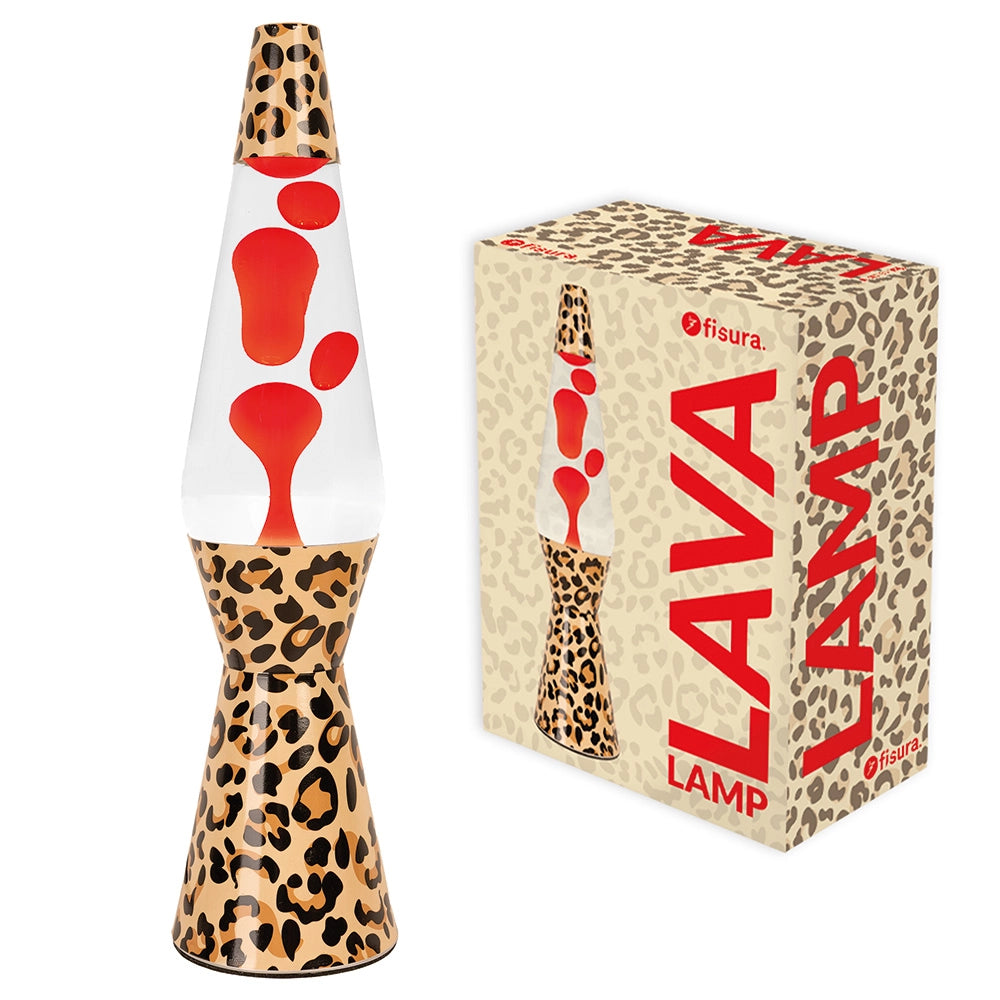 Lámpara de lava “bullet” leopardo