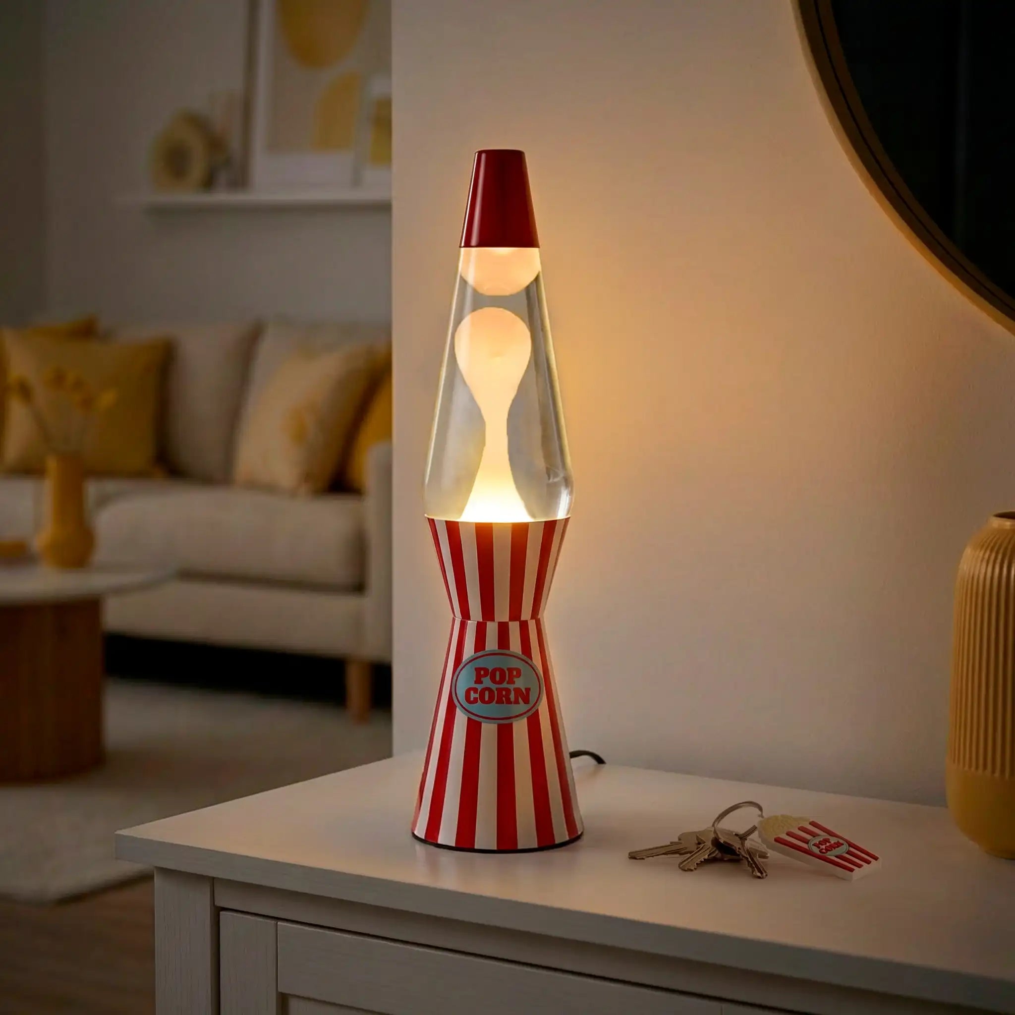 Lámpara de lava “bullet” pop corn