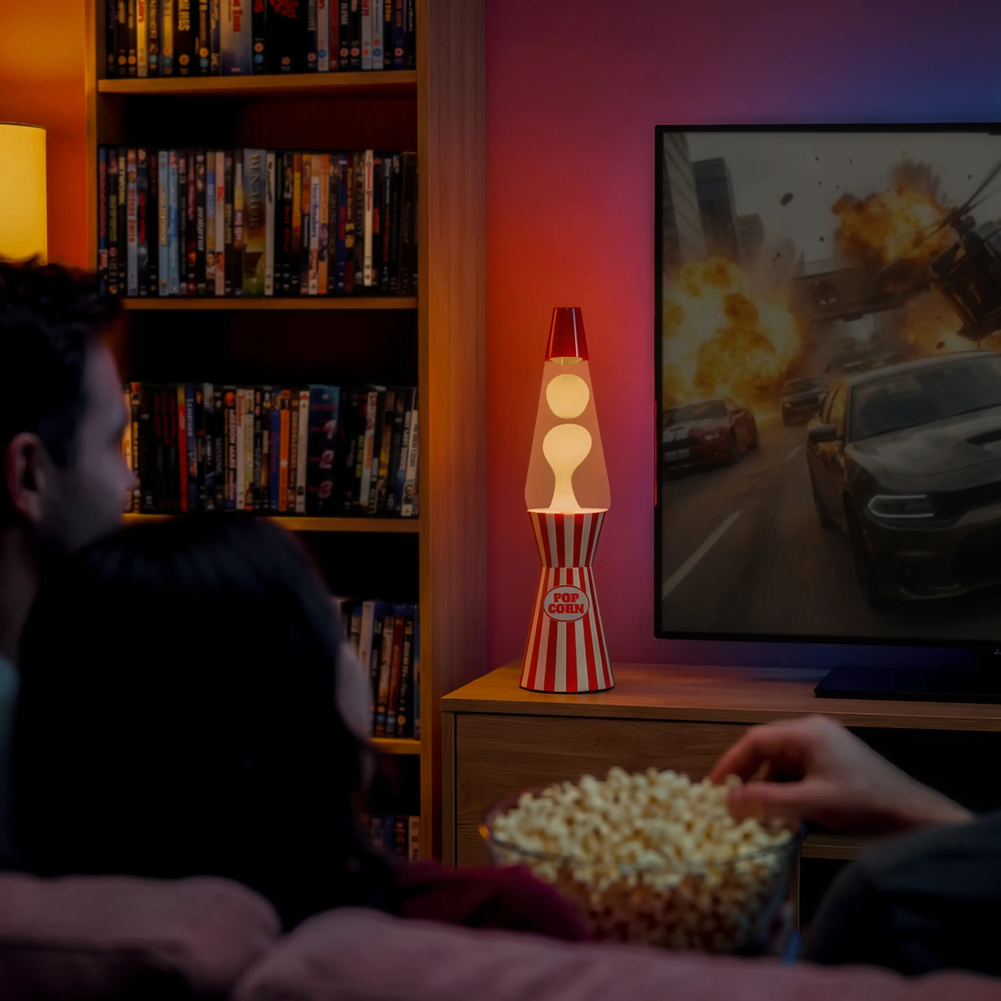 Lámpara de lava “bullet” pop corn