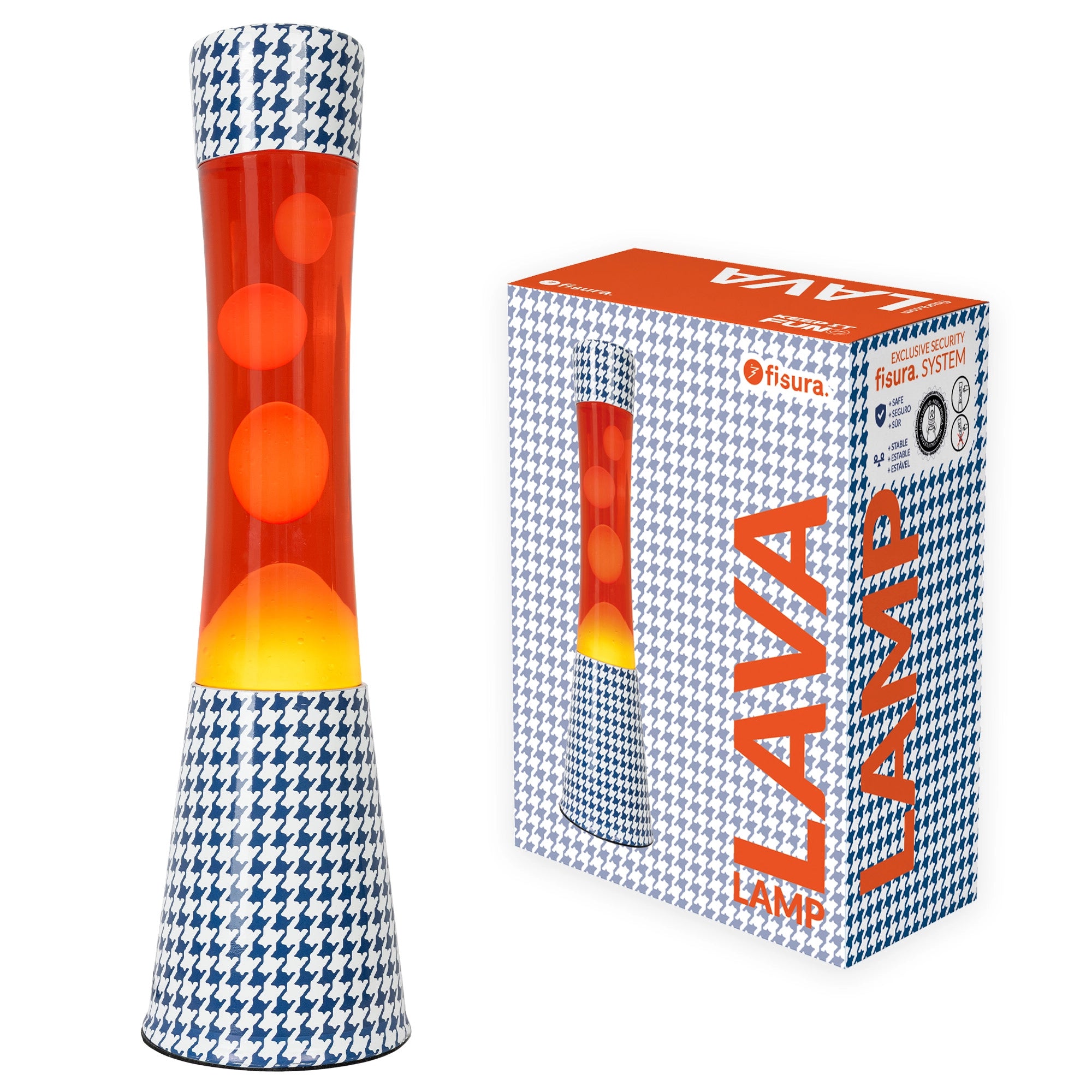 Lámpara de lava “pata de gallo”