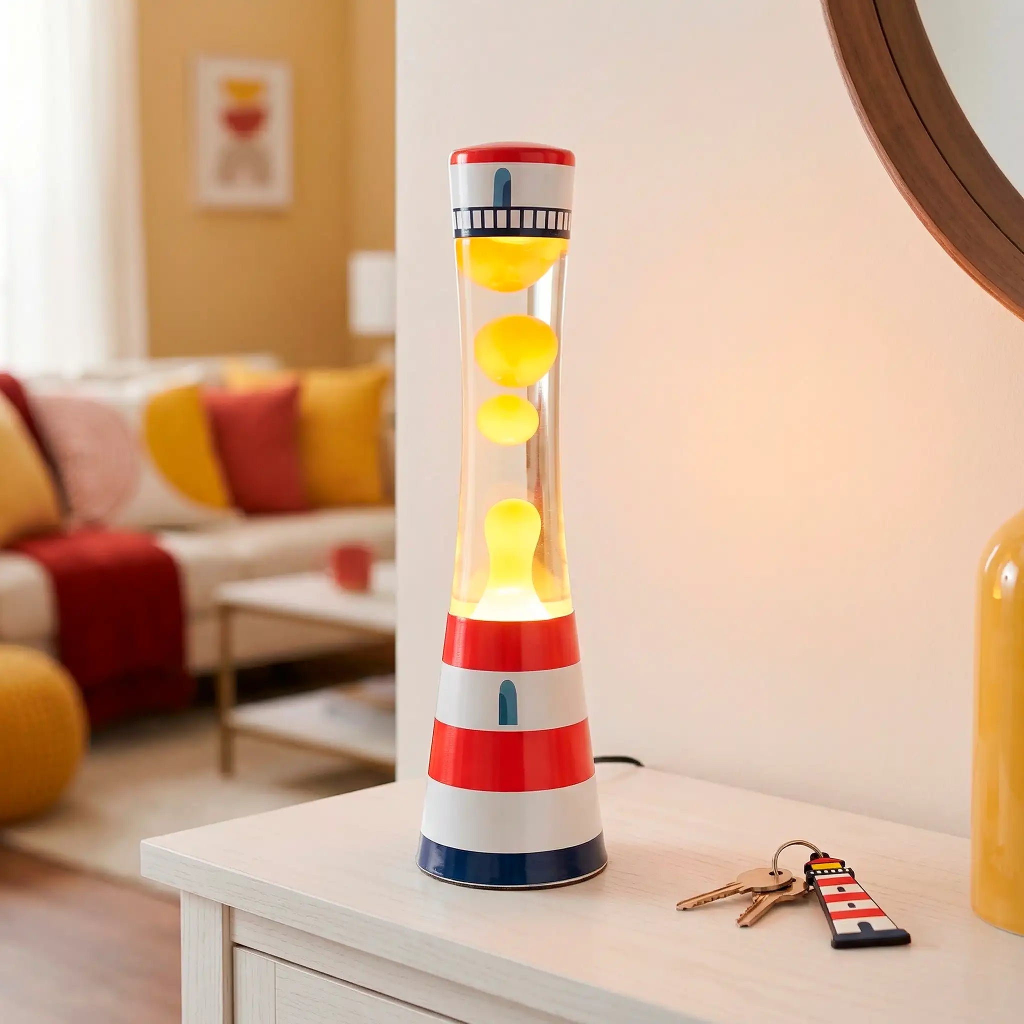 Lámpara de lava “faro”