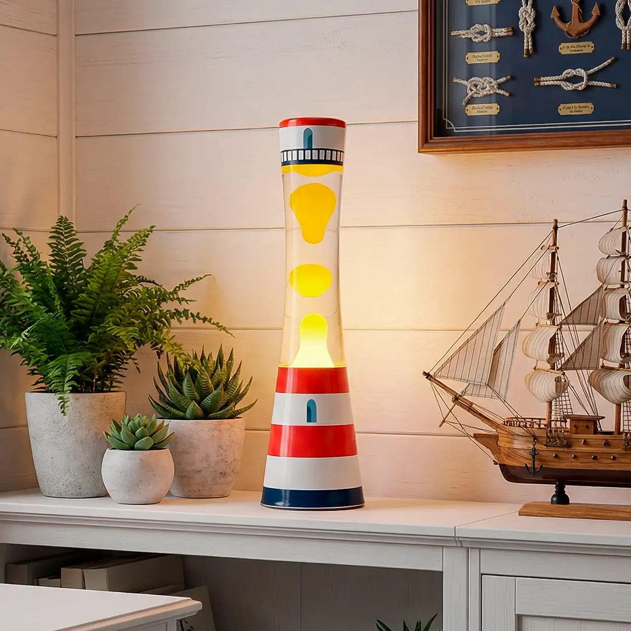 Lámpara de lava “faro”