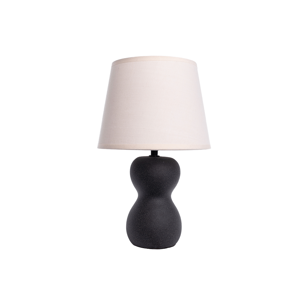 Lámpara de cerámica "Maia" - negro