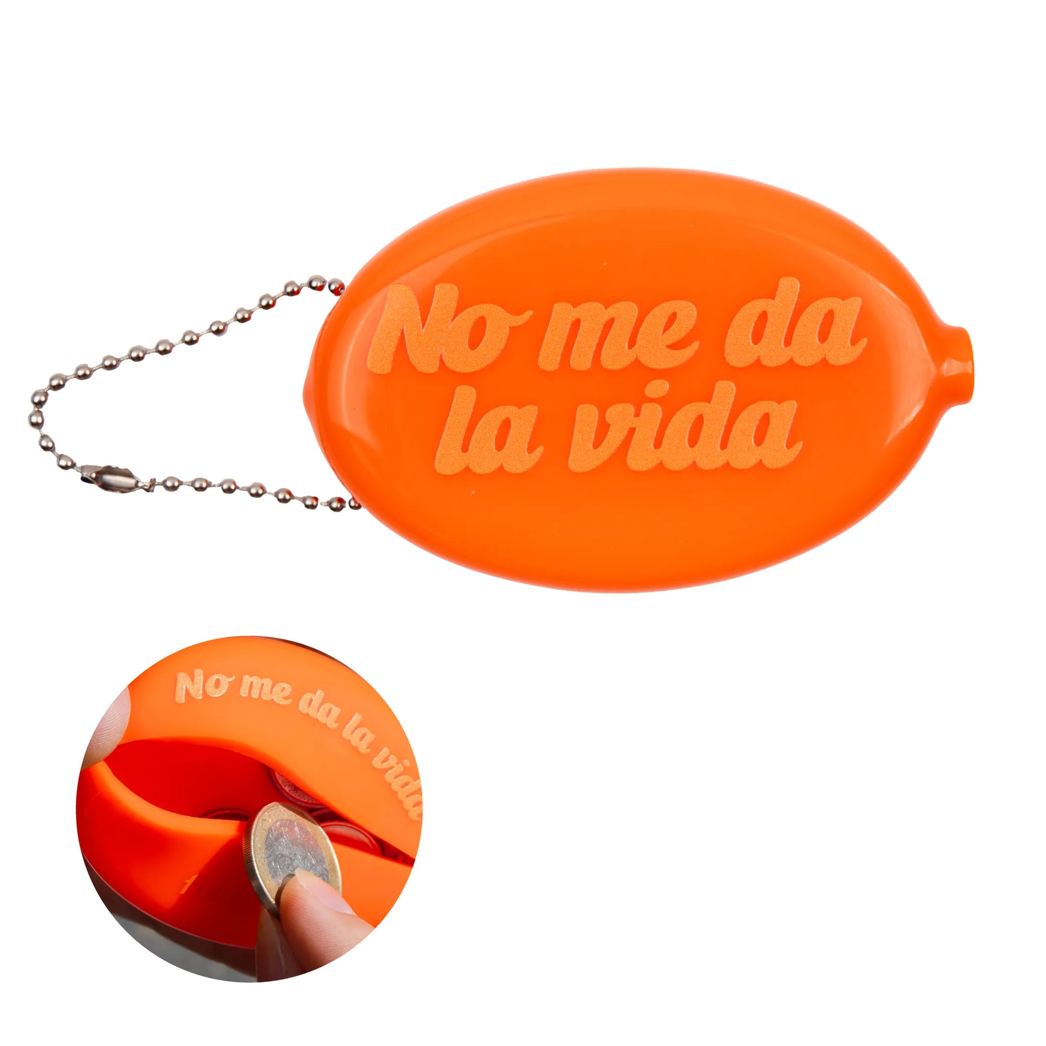 Monedero retro "No me da la vida"