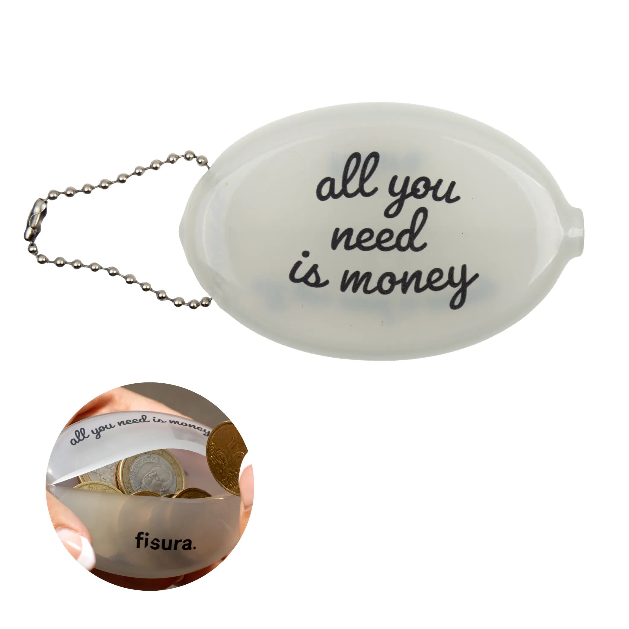 Monedero retro “All you need is money”