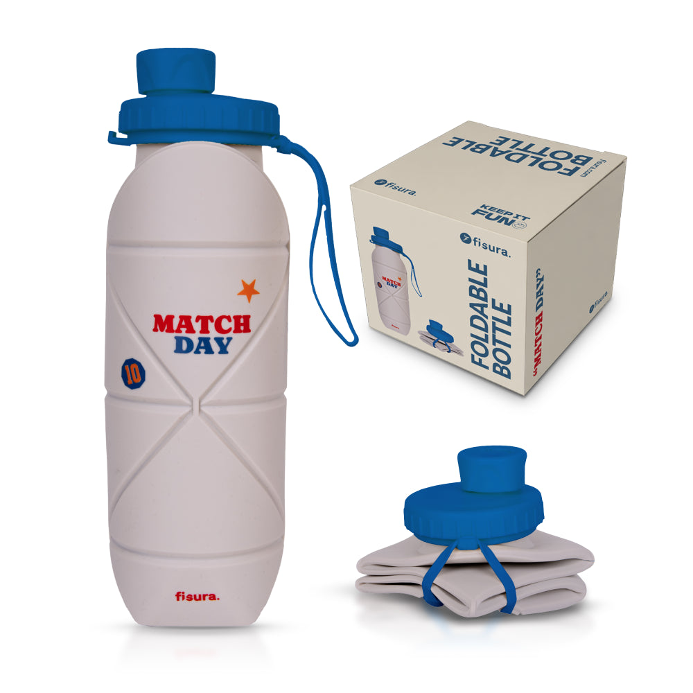 Botella plegable "Match day"
