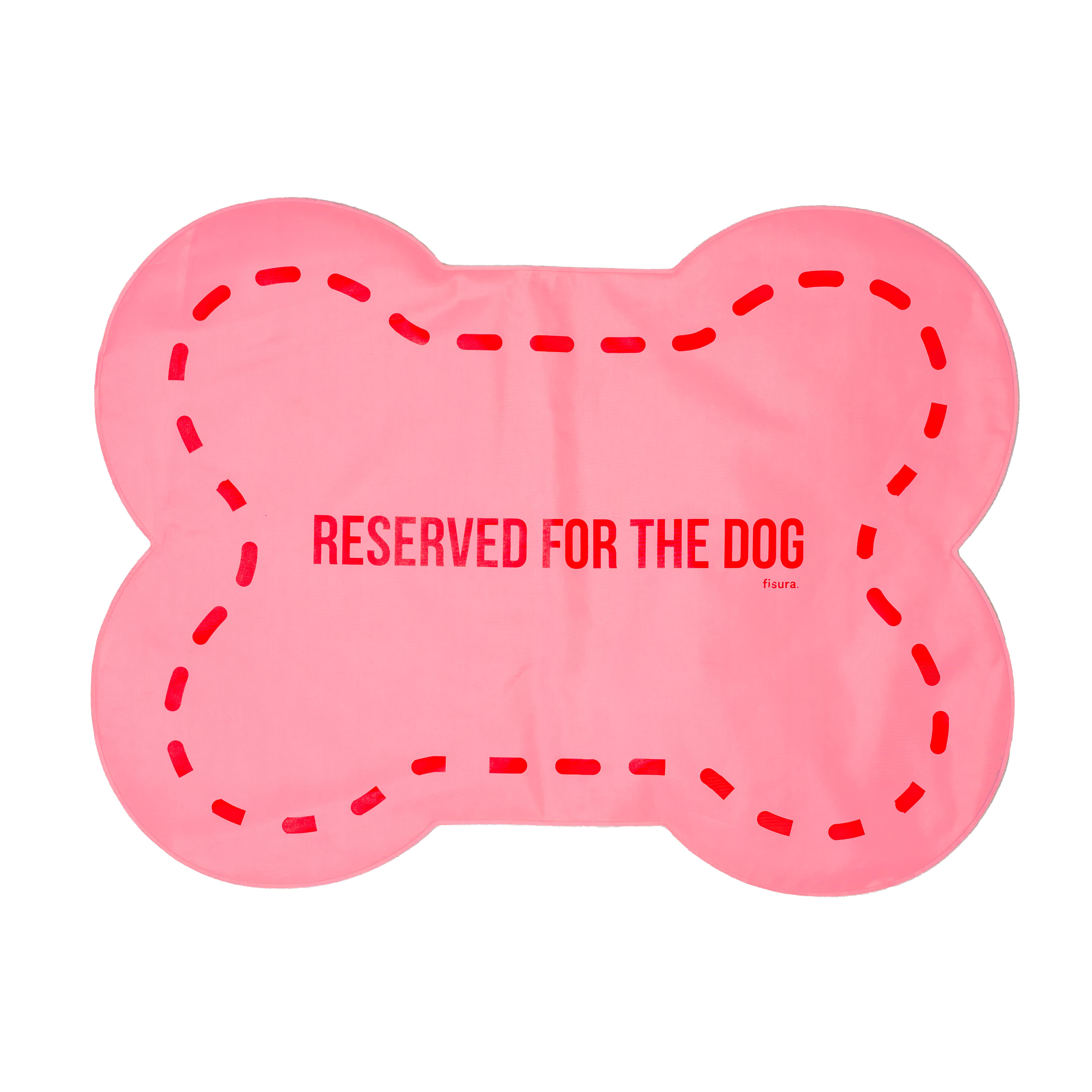 Manta refrescante para perros reversible “reserved for the dog”