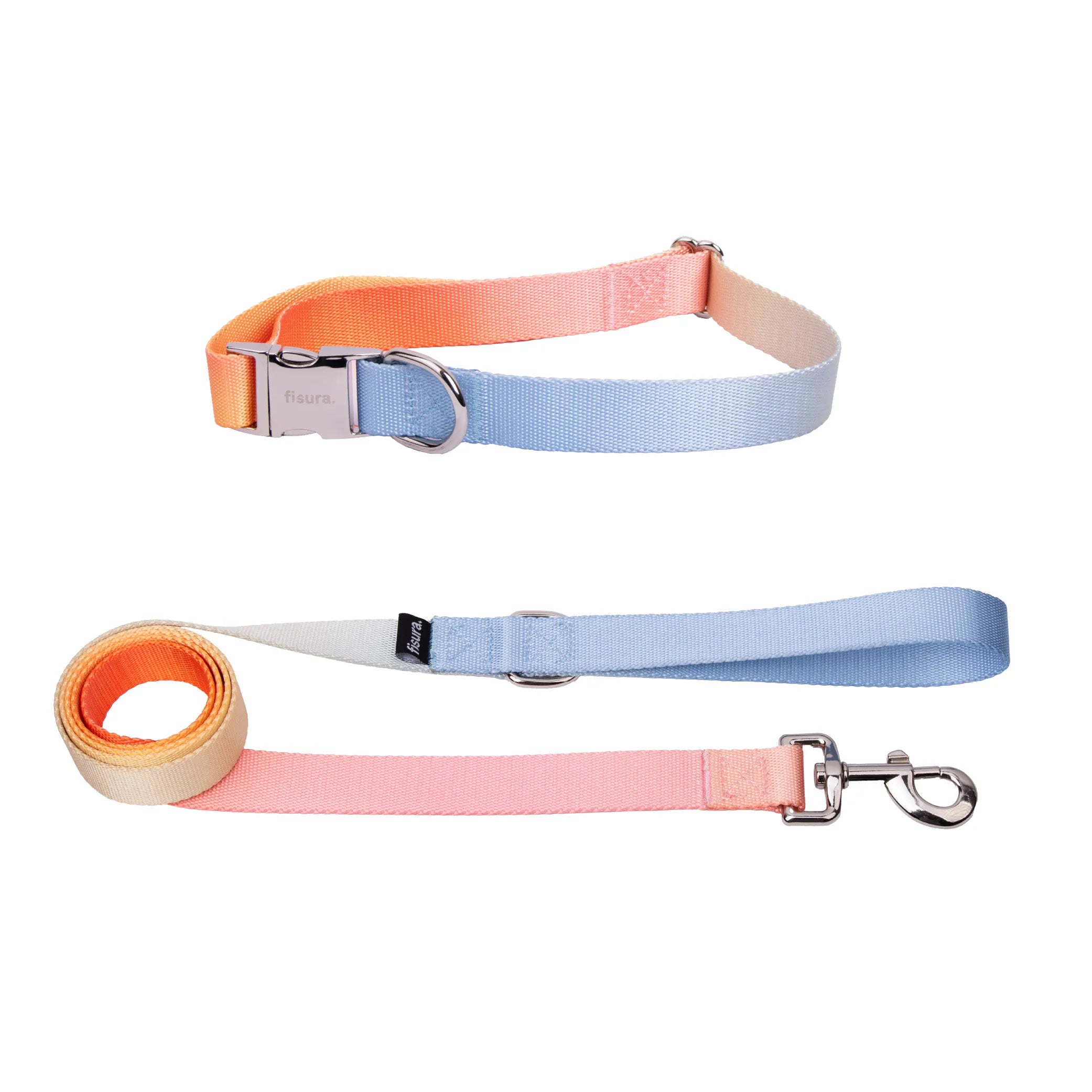 Pack de collar y correa "Degradado" L