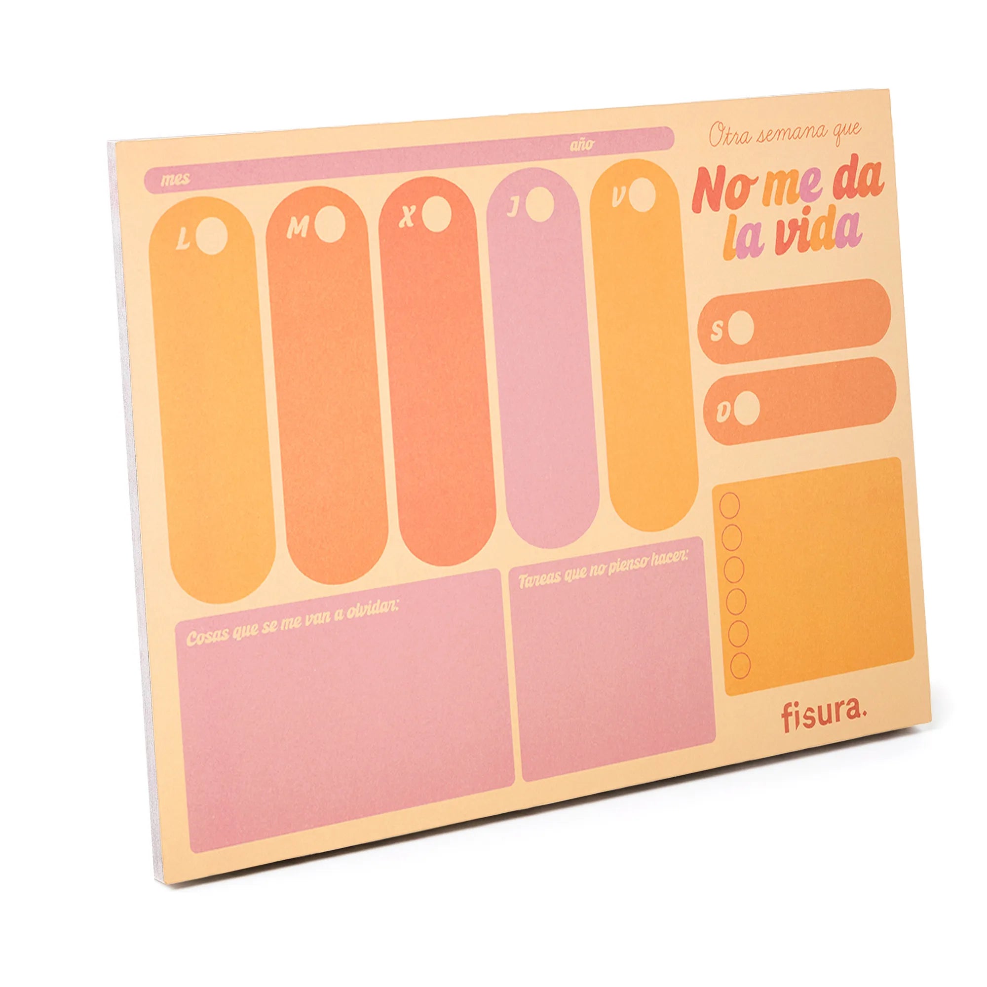 Planner A4 “No me da la vida”