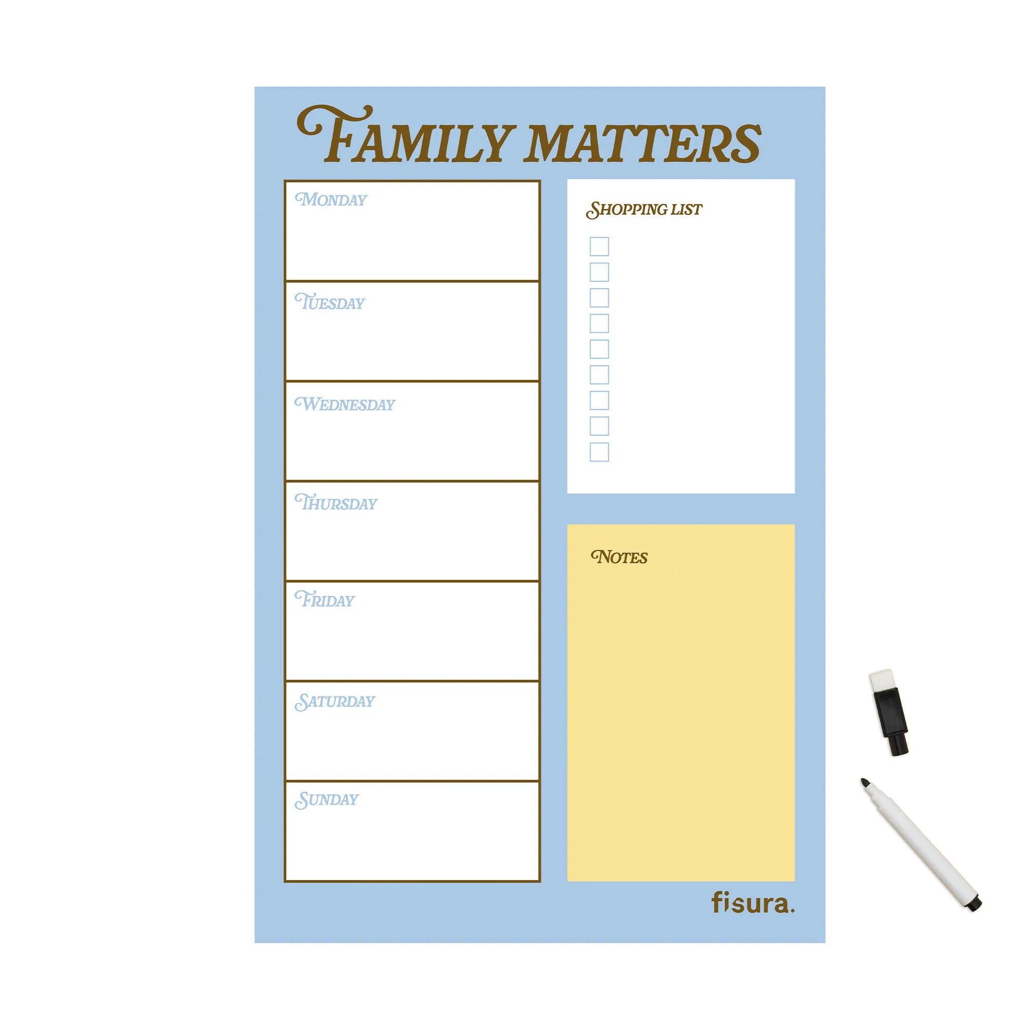 Planner magnético “Family matters”