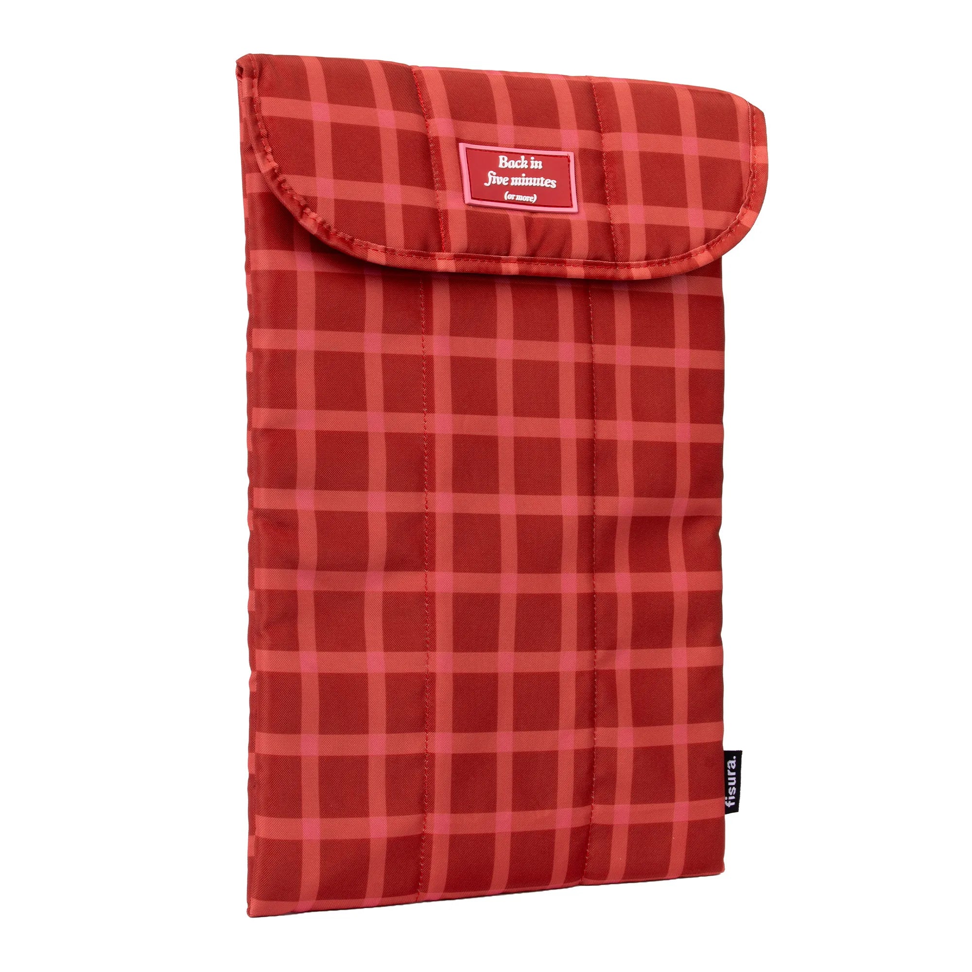Funda portátil “Back in five minutes (or more)”