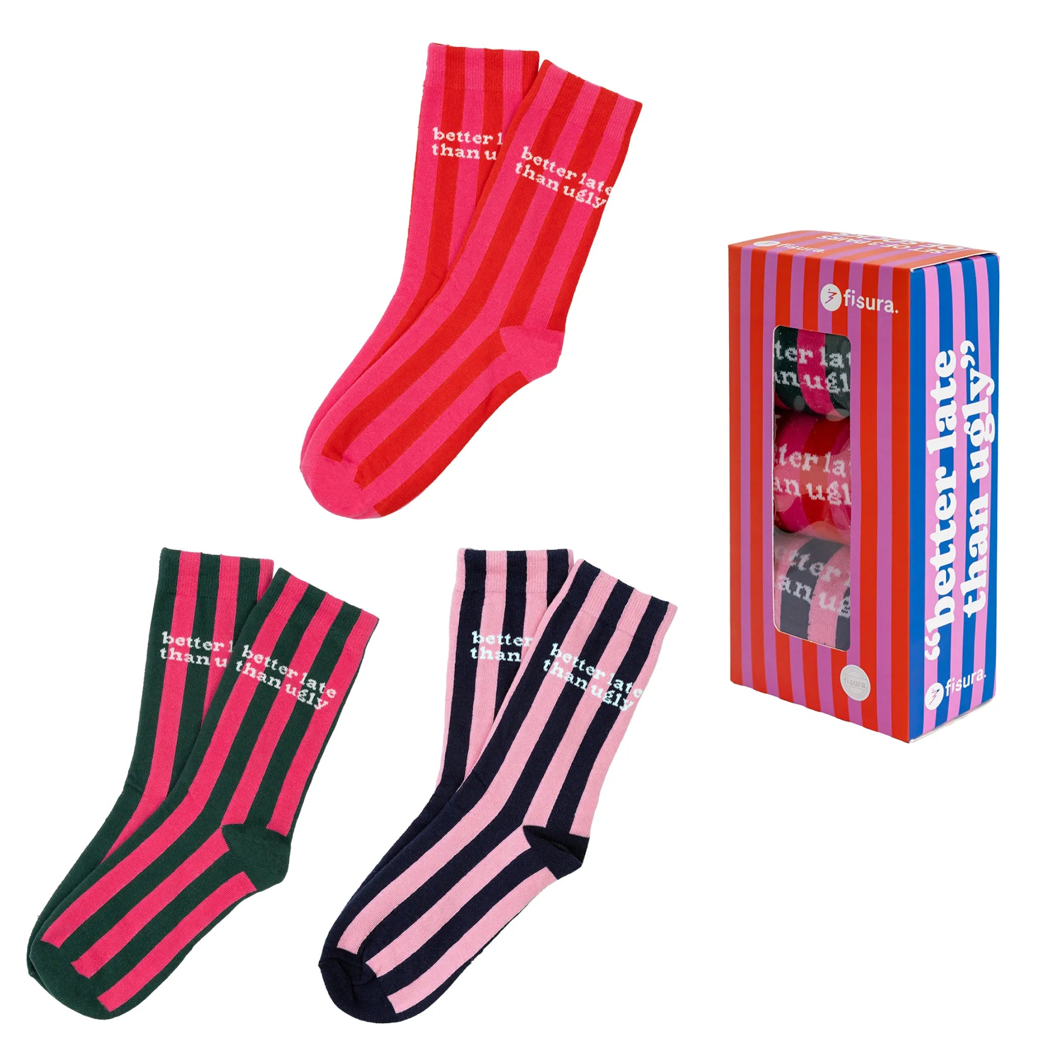 Calcetines originales “Better late than ugly"