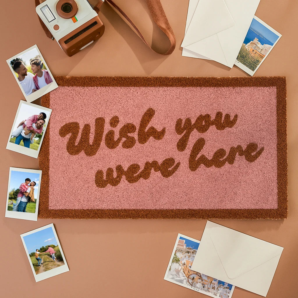 Felpudo “Wish you were here”