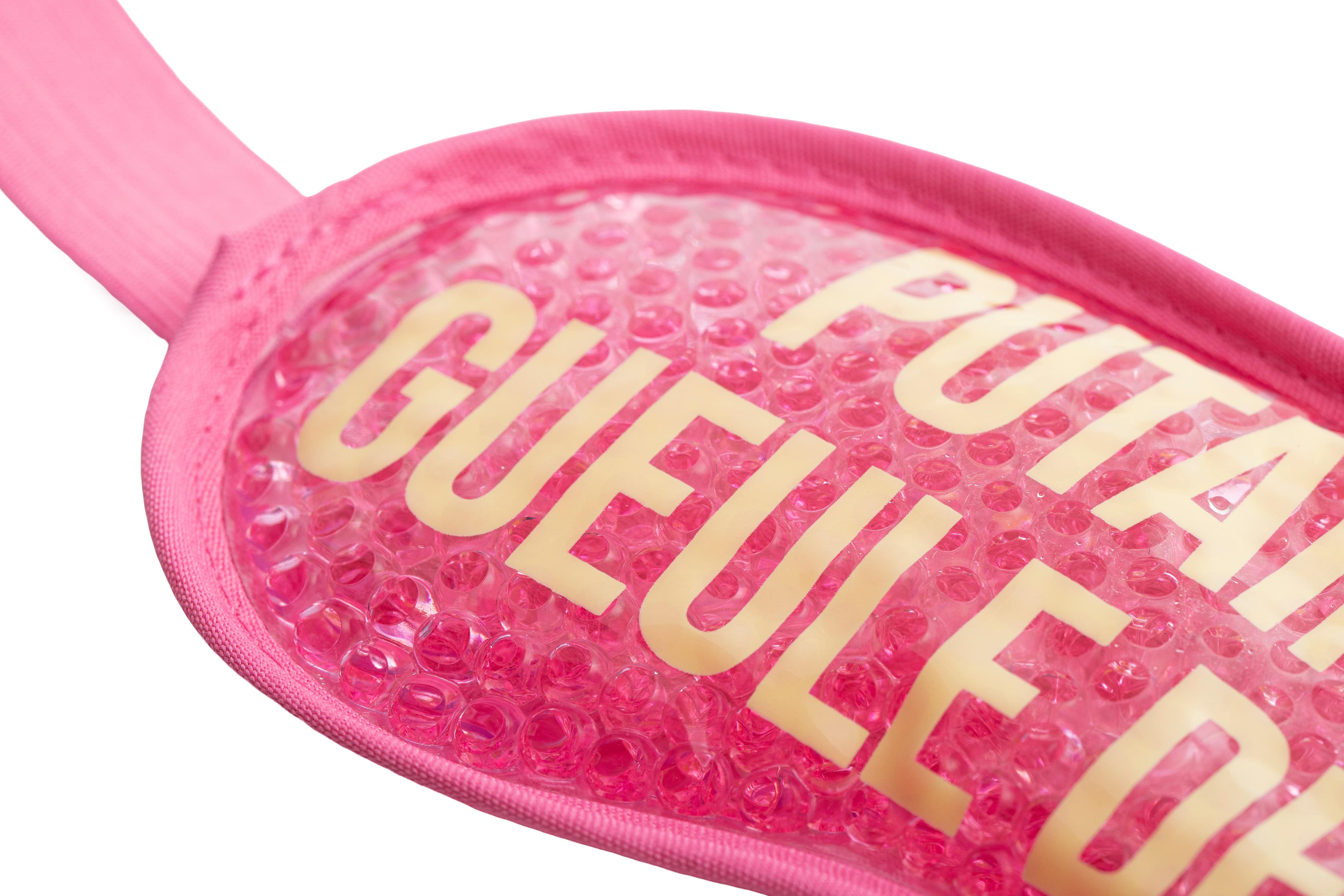 Antifaz de gel “Putain de geule de bois” rosa