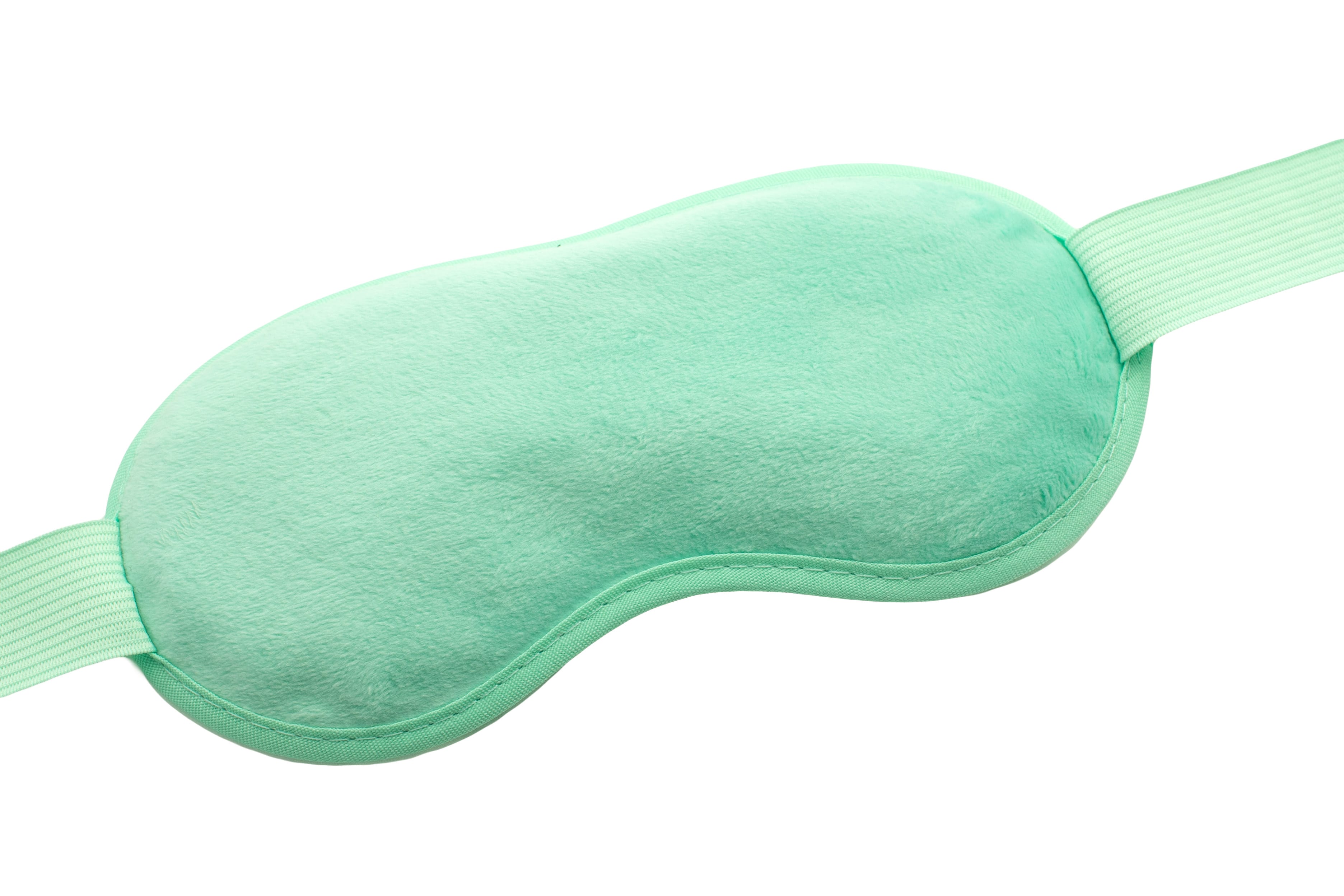 Antifaz de gel “Putain de migraine” verde menta