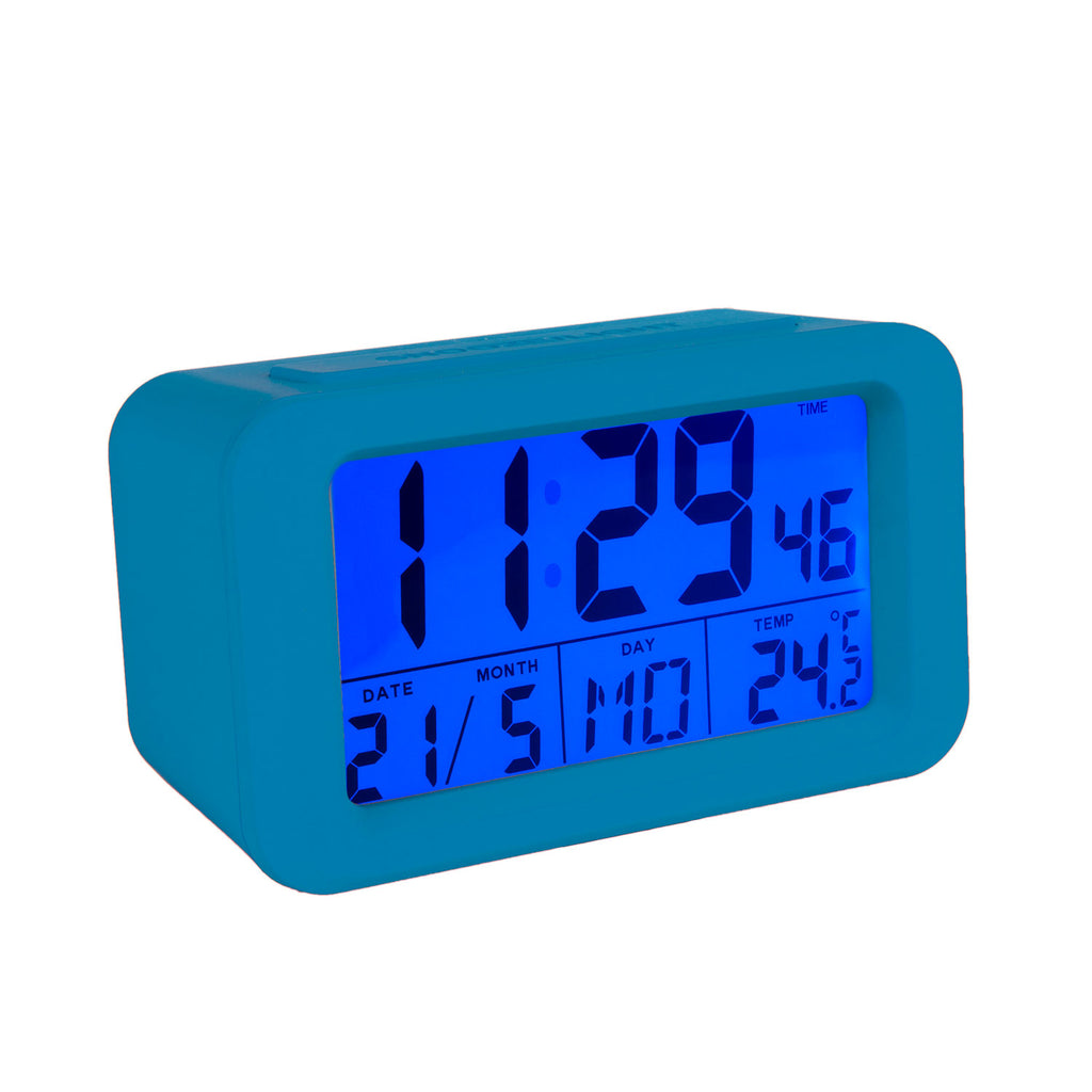 Reloj despertador digital Azul Índigo