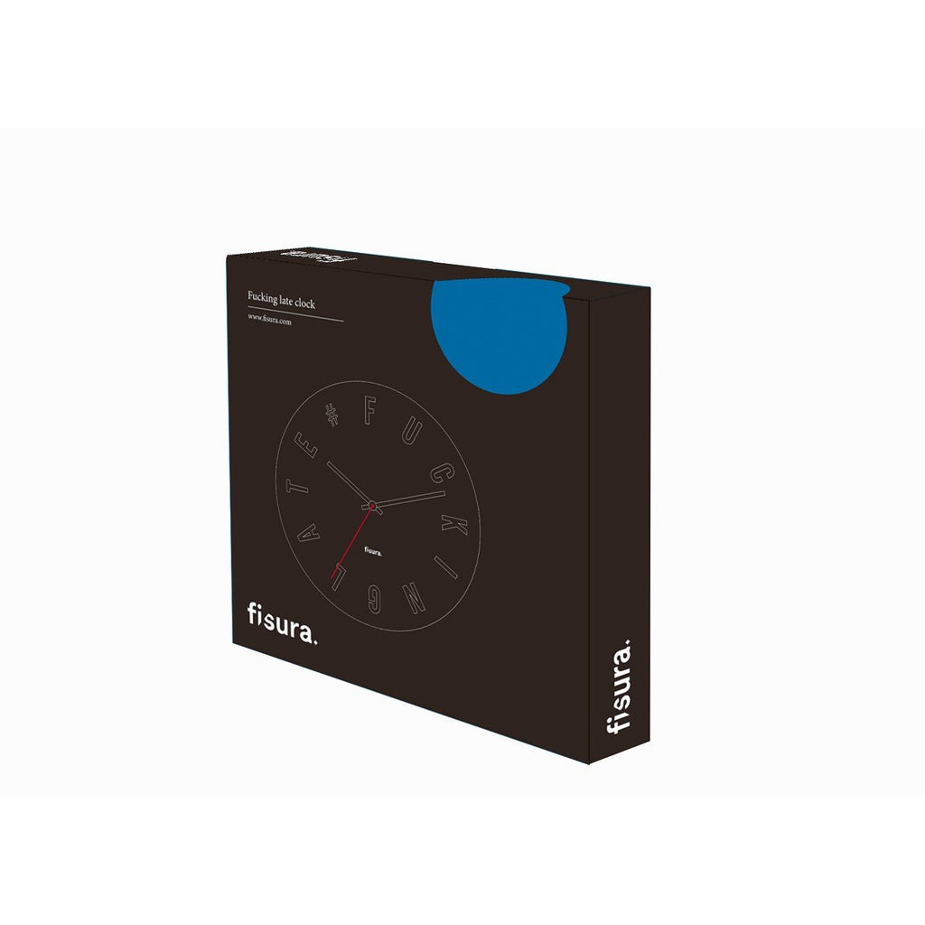 Reloj "Fucking Late" Blanco