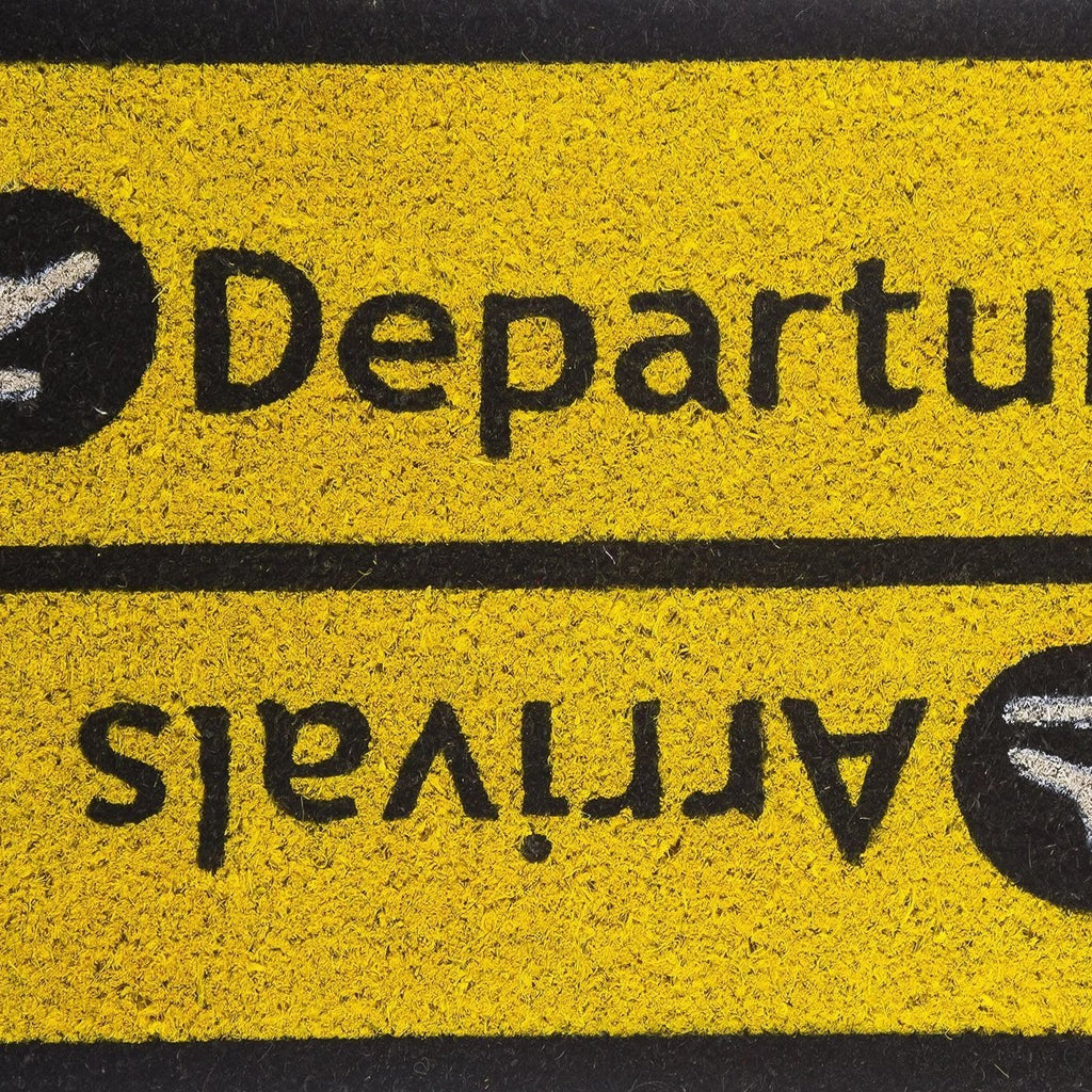Felpudo "Arrivals/Departures"