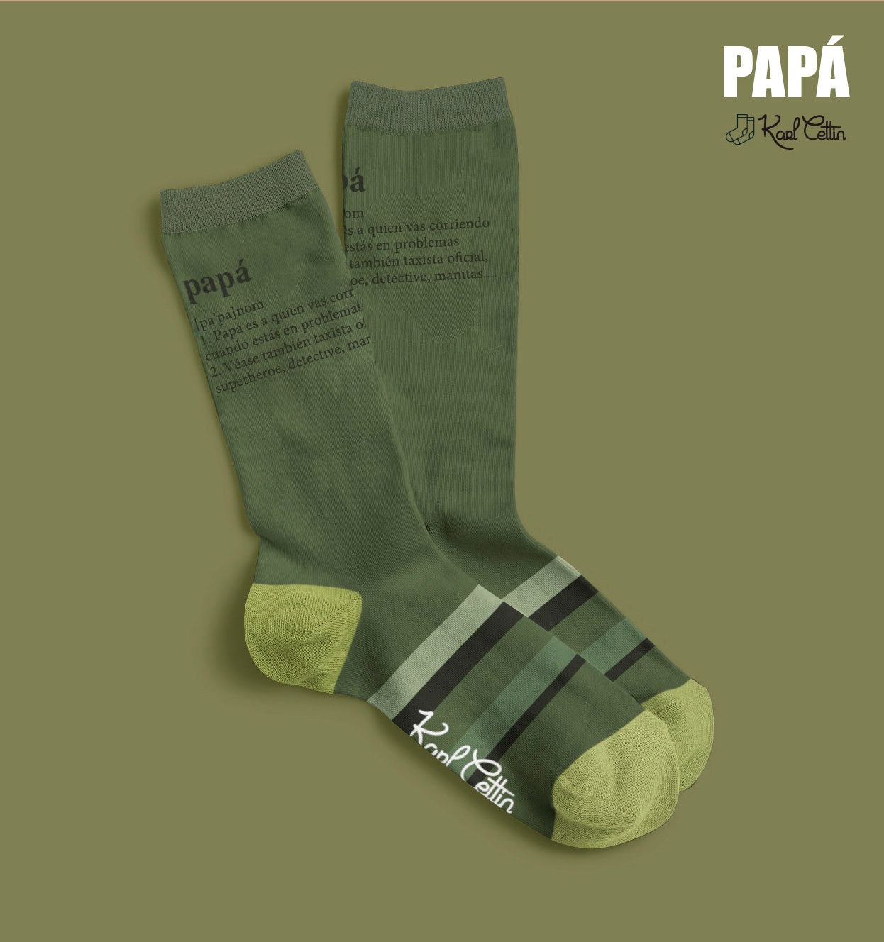 Par de calcetines chico "Papá"- Español