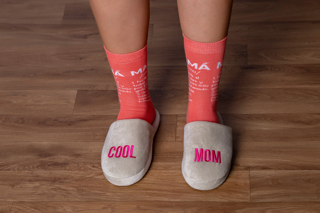 Zapatillas “Cool mom” Gris y Rosa