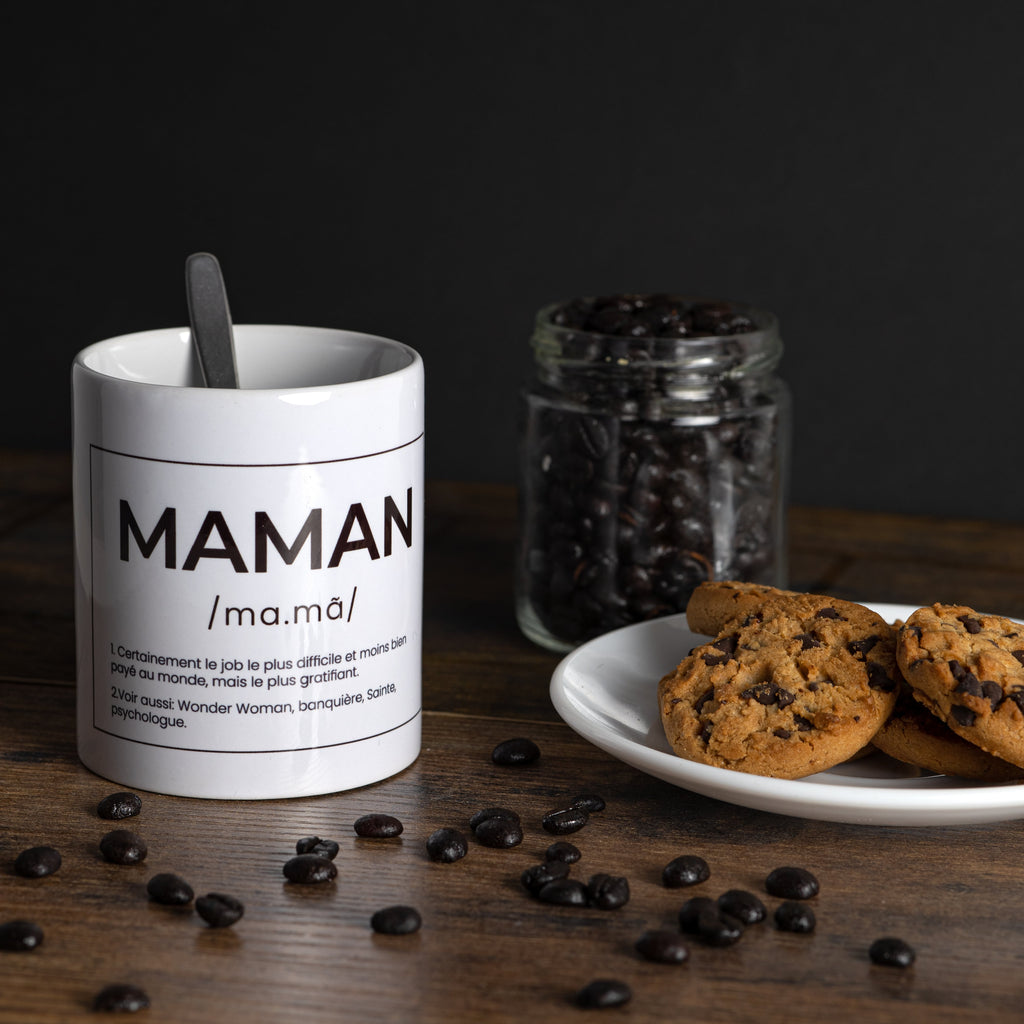Taza "Maman" francés