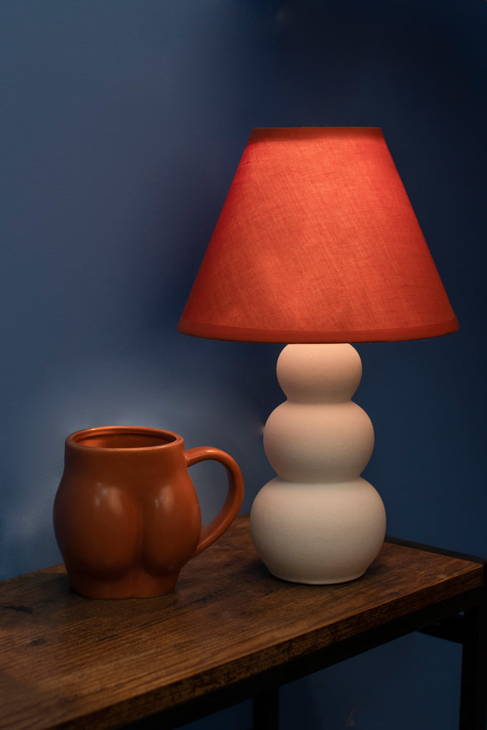 Lámpara de cerámica "Maia" - blanco