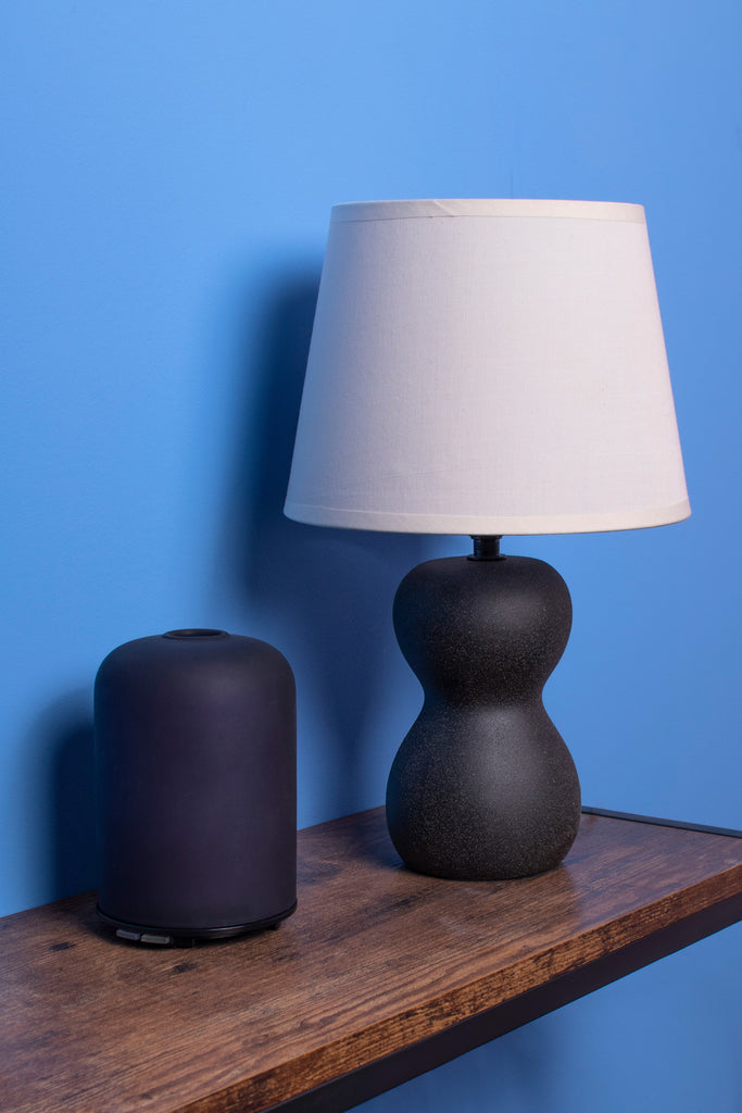 Lámpara de cerámica "Maia" - negro